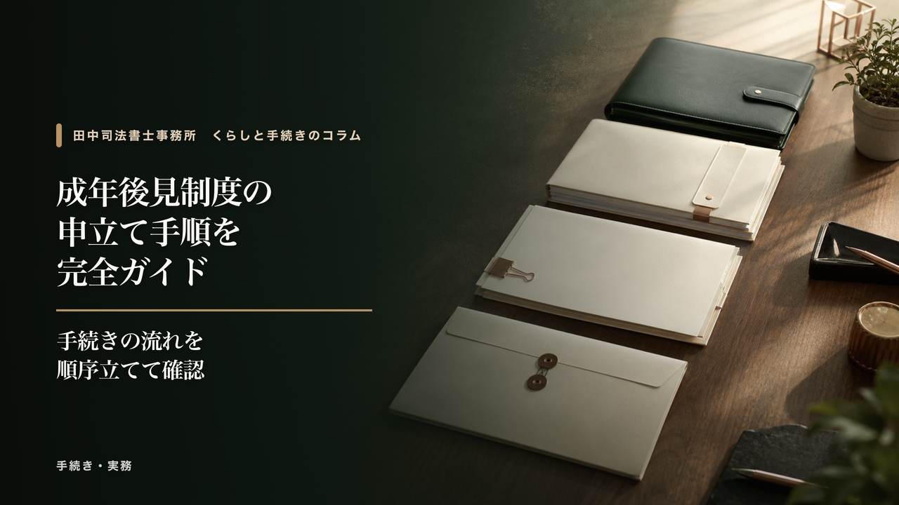 成年後見制度の申立て手順を完全ガイド